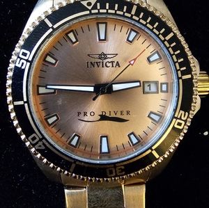 Invicta Pro Diver Gold